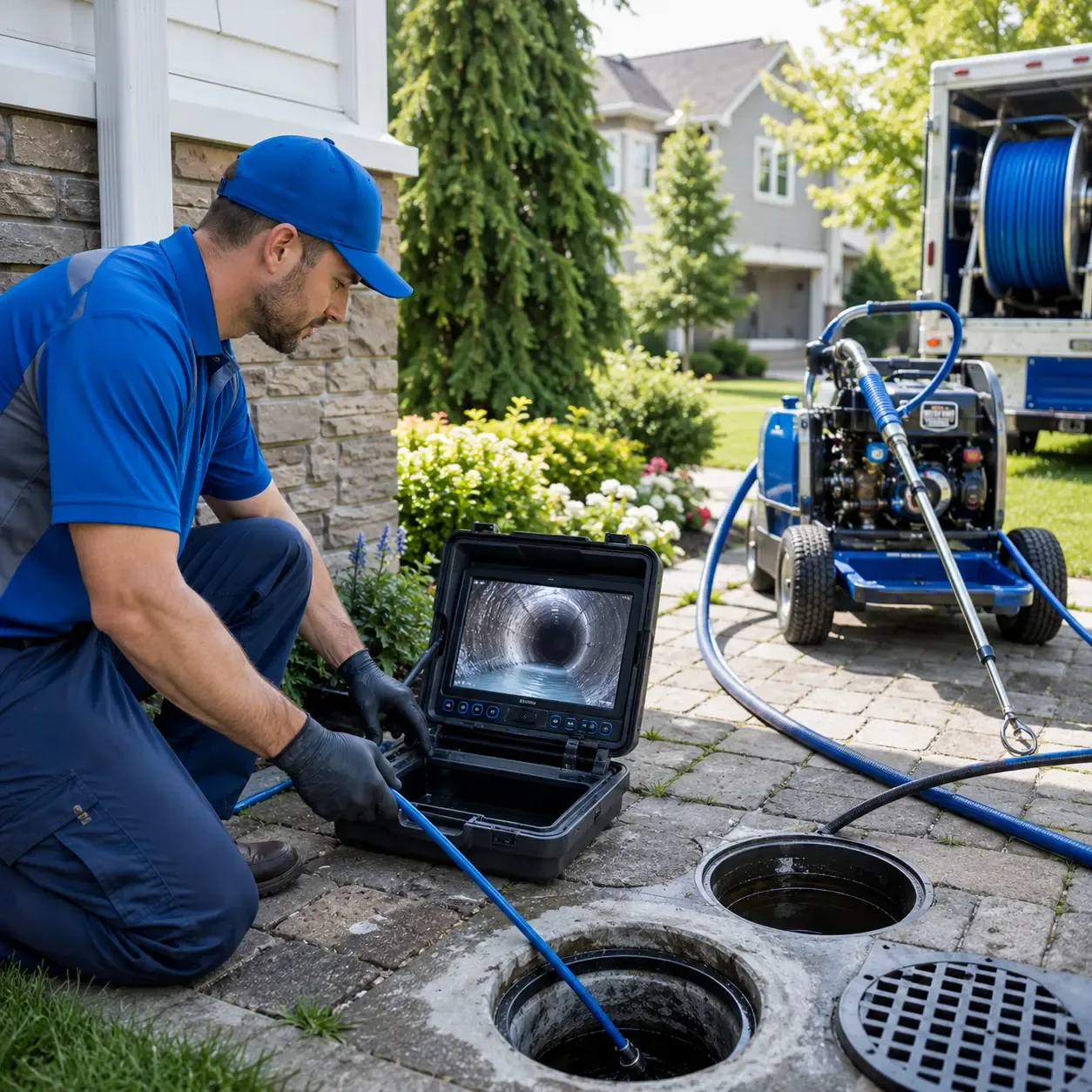 Outdoor drain cleaning professionals serving Loganville, GA